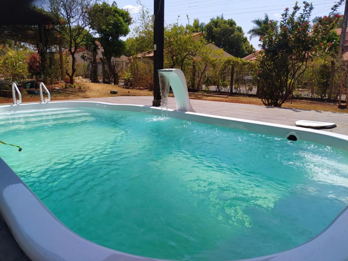 Casa Em Caldas - Piscina Solar E Eletrica Caldas Novas Dış mekan fotoğraf